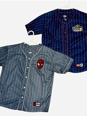 Marvel Kids' Spider-Man & Avengers Baseball Jerseys